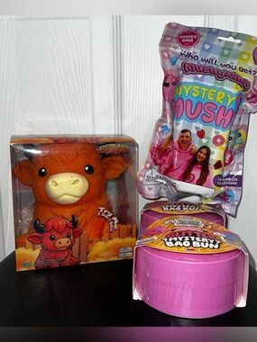 Highland Cow Squishy light brown BUNDLE NEW